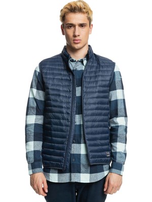 Quiksilver Scalysleeveless Erkek Mavi Yelek