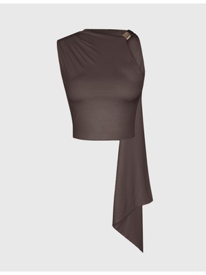 İLVİ Saras Kahverengi Kadın Bluz