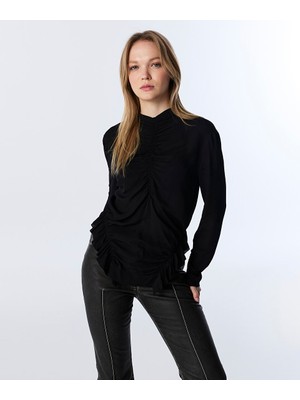 Twist BÜZGÜLÜ VİSKOZ BLUZ TW6250006084001