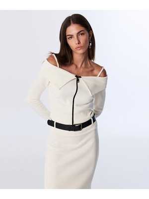 Twist OFF THE SHOULDER TRİKO BLUZ TW6250006085082