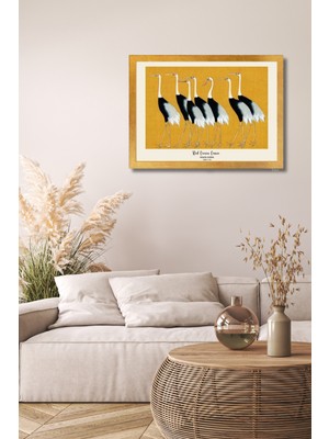 Tablo Center Ogata Korin | Çerçeveli Mdf Sanat Tablosu | Modern Ev Ofis Dekorasyonu |