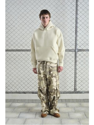 Giesto Kapüşonlu Oversıze Scuba Sweatshırt