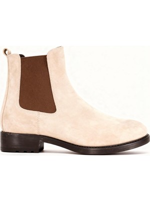 Giesto Klasik Bej Süet Bot