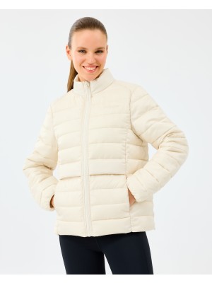 Skechers W Essential Outerwear Padded Jacket Kadın Ecru Mont S231240-1983