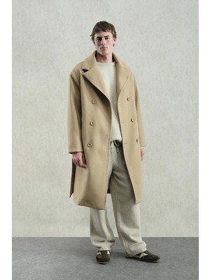 Giesto Kemerli Kaşe Taba Kaban