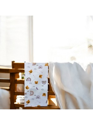 Mrvhome Teddy Pazen Bebek Battaniyesi, Kundak, Pamuk Flannel