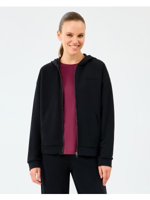Skechers W Essential Full Zip Sweatshirt Kadın Siyah Sweatshirt S2610016-3817