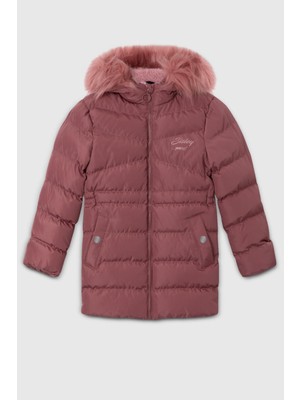 Sisley Kız Çocuk Şişme Mont 6-14 Yaş Pembe