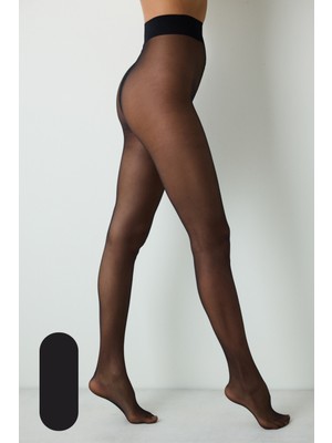 Penti Siyah Premier All Day 20 Külotlu Çorap