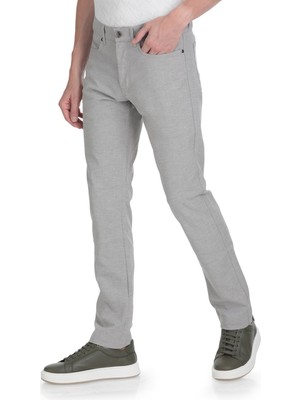 Hatemoğlu Vizon Regular Fit Pamuklu 5 Cep Kanvas Pantolon