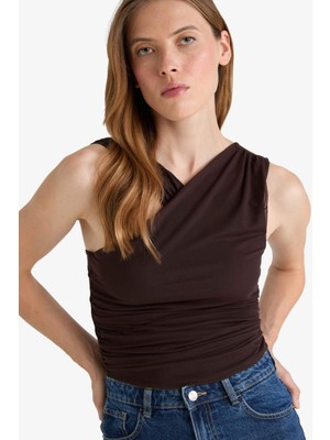 DeFacto Halter Yaka Çıtçıtlı Body G0484AX25AU