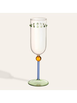 Zsa Zsa Zsu Henan Borosilikat Cam Kadeh 240 Ml Şeffaf - Yeşil