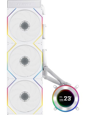 Lian Li Hydro-Shift Iı Lcd-C 360TL Beyaz Işlemci Sıvı Soğutucu (G89.GHS2LCD36TW.00)