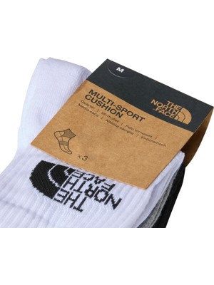 The North Face Multi Sport Cush Quarter Sock 3P Unisex Çorap