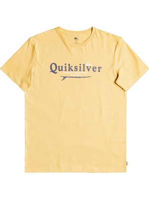 Quiksilver Silver Lining Erkek Sarı Tişört