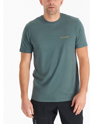 Columbia Cs0282 Csc M Basic Sm Logo Brushed Ss Tee Erkek T-Shirt