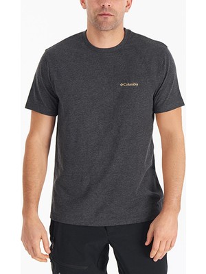 Columbia Cs0282 Csc M Basic Sm Logo Brushed Ss Tee Erkek T-Shirt
