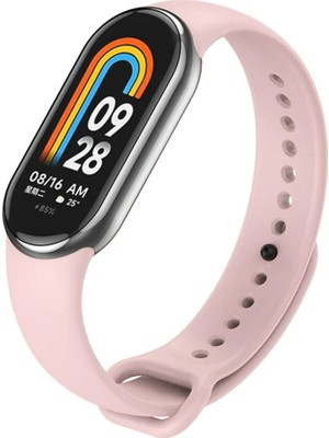 MMP Shop Xiaomi Mi Band 8 / 9 / 10 Uyumlu Akıllı Bileklik Yüksek Kalite Silikon Kordon Kayış