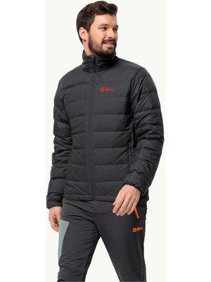Jack Wolfskin Ather Down Erkek Gri Outdoor Ceketi