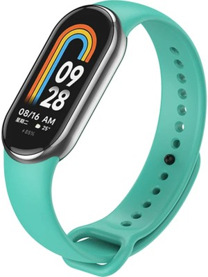 MMP Shop Xiaomi Mi Band 8 / 9 / 10 Uyumlu Akıllı Bileklik Yüksek Kalite Silikon Kordon Kayış