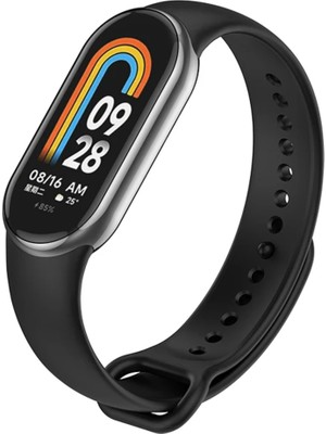 MMP Shop Xiaomi Mi Band 8 / 9 / 10 Uyumlu Akıllı Bileklik Yüksek Kalite Silikon Kordon Kayış