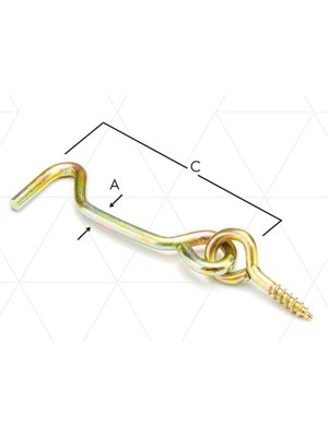 Ennalbur Çengelli Askı 60 No ( 5 Adet )