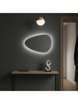 Aypars Atölye Orion LED Ayna – Asimetrik Organik Formlu Modern Ayna
