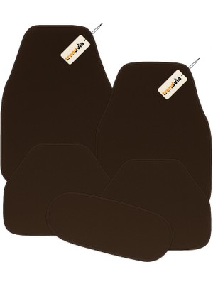 Trendvia Araba Halı Paspas Takımı 5’li – Kaymaz Tabanlı Araç Halı Paspas Seti