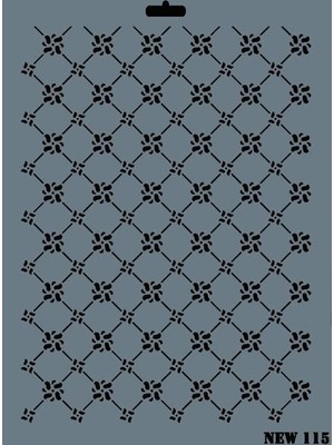 Rich New Seri N-115 Stencil 35X25 cm