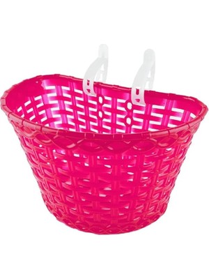Jant Uyumlu Hasır Desenli Plastik Çocuk Bisikleti Ön Sepet