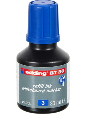 Bt 30 Beyaz Yazı Tahtası Kalemi Yedek Mürekkebi - Mavi - 30ML