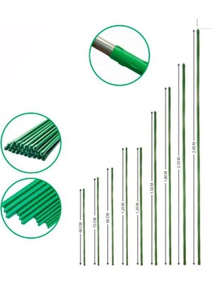 Ennalbur Destek Çuğuğu 8 mm 120 cm 4 Adet