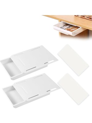 2 Adet Çekmece, Çalışma Masası Altı Çekmece, Tezgah Altı Çekmece, Çalışma Masası Çekmecesi, Tezgah Altı, Çalışma Masası Çekmecesi, Ofis Masası Için, Küçük Tezgah Altı Çekmece Düzenleyici