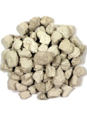 Pearl Shop Tüplü Mangal Için Kullanılan Lava Rock Beyaz Kömür Mangal Için Lav Taşı Lpg Alev Kömürü