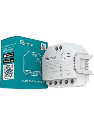 Pearl Shop Güç Ölçümlü Wifi Akıllı Perde Anahtarı Tüv Sertifikalı, Dualr3 Çift Röle Dıy Perde, Panjur, Panjur, Iki Yönlü Akıllı Anahtar, Alexa ve Google Home ile Çalışır (1 Paket)