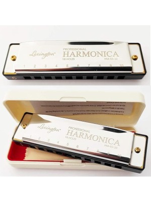 Pearl Shop 10 Delikli Mızıka Professional Harmonica Do (C)