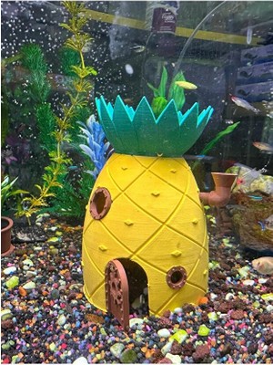 Ananas Ev Akvaryum Dekor – Balık Saklanma Alanı