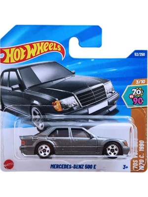 Hot Wheels - Mercedes Benz 500E - Koyu Gri (1/64) 2025 Case