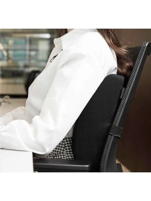 Visko Ortopedik Sandalye Bel Minderi Sırt Dayama Yastık Koltuk Minderi Bel Destek Yastık Ofis