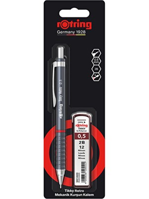 Rotring Versatil Retro Tikky Mekanik Kalem 0.7mm + Min