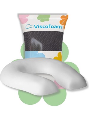 Ortopedik C Model Oturma Simidi Sandalye Araç Koltuk Oturma Minderi Visco Oturma Simidi Yastık