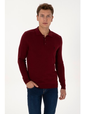 U.S. Polo Assn. Erkek Bordo Basic Kazak 50307799-VR014