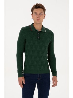 U.s. Polo Assn. Erkek Koyu Yeşil Kazak /triko 50308307-VR079