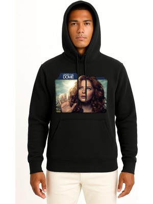 Bahriyeli Collection Kapüşonlu Rachelle Lefevre Under The Dome Julia Shumwa Göğüs Tasarımlı Unisex Sweatshirt