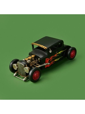 Matmel Home Dekoratif Metal Araba - Siyah - 31X14 cm