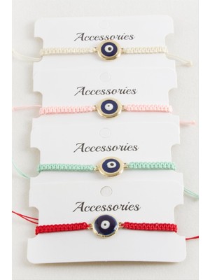 Bijuteri Net Nazar Makrome Örgülü Bileklik