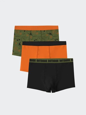 LC Waikiki Baskılı Erkek Çocuk Boxer 3'lü  (W5)