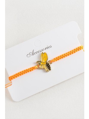 Bijuteri Net Arı Makrome Örgülü Bileklik