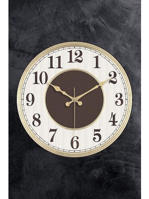 36 cm Gerçek Bombe Cam Akar Saniye Sessiz Mekanizma Dekoratif Duvar Saati