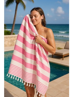 Peştemal Plaj HAVLUSU%100 Pamuk Yıkanmış 100X180 cm Marenza